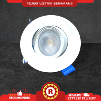 DOWNLIGHT LED PLAFON MORGEN 7W PUTIH DAN KUNING, DIAMETER 9CM