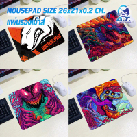 แผ่นรองเม้าส์ ขนาด 260*210*2 mm ️️e-sports gaming mouse pad