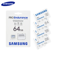 Original Samsung Micro SD Card Pro Endurance 128GB 256GB 32GB 64GB Memory Card V30 U3 V10 UHS-I Flash TF Card for Phone Tablet