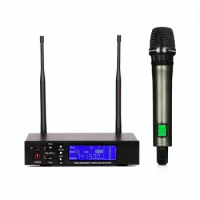 Long distance wireless handheld microphone system
