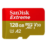 限時★..  免運 SanDisk Extreme 128GB Micro SDXC 190MB/s UHS-I V30 A2 記憶卡 128G 4K可用 無轉接卡 公司貨【全館點數5倍送】【跨店APP下單最高24%點數!!】