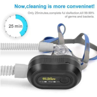 CPAP Cleaner Ventilator Disinfection Ozone Sterilization for Cpap Machine Mask Tube Sleep Apnea Anti Snoring Auto CPAP Cleane