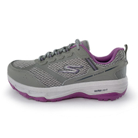 SKECHERS【128200WGYPR】GO RUN TR ALTITUDE 慢跑鞋 越野慢跑 防潑水 寬楦 灰紫 女