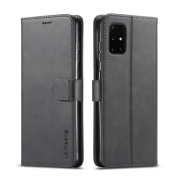 For Samsung A51 5G Case Leather Vintage Phone Case On Samsung Galaxy A51 Case Flip Magnetic Wallet Case For Galaxy A 51 5G Cover