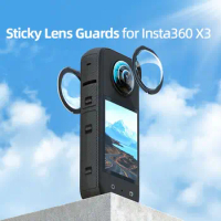 Sticky Lens Guards For Insta 360 X3 Protector Accessories For Insta360 X3 Sticky Lens Guards Dual-Lens 360 Mod
