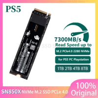 NEW BLACK SN850X 4TB Game Drive NVMe SSD 1TB 2TB 7300 MB/S Internal Solid State Drive PCIe4.0 M.2 22