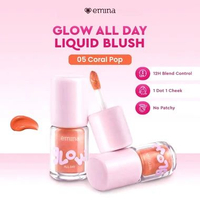 Emina Glow All Day Liquid Blush 2.5 g 05 coral pop