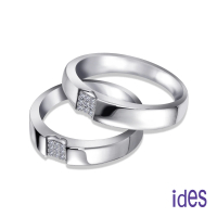 【ides 愛蒂思】情人送禮 時尚設計鑽石對戒求婚結婚戒情侶戒/愛完整