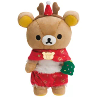 【San-X】拉拉熊2018聖誕節店舖限定版毛絨公仔。(懶熊)