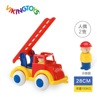 【瑞典 Viking toys】維京玩具 Jumbo救援雲梯車(含2隻人偶)-28cm 81251