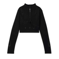 Nike x Off-White Women s Long-Sleeve Top 短版長袖 黑色 DV5559-010