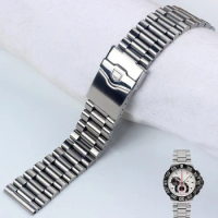 316L Stainless Steel Watchband 22mm 20mm Silver Solid Links Bracelet Fit For Tag Heuer Carrera F1 Men High Quality Watch Strap