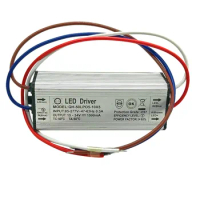 8pcs High Quality LED Driver DC15-34v 50w 1500mA 5-10x5w LED Power Supply Waterproof IP67 FloodLight Constant Current Driver