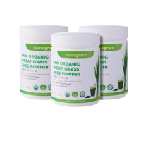【Naturgrace 樂而泉】超濃縮有機小麥草汁粉 150gx3罐(+贈費爾先生有機蘋果醋473ml)