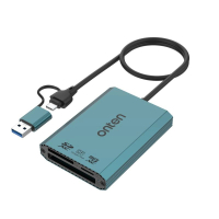 ONTEN OTN-KSS-P3+ USB 3.2/Type-C MicroSD/SD/CF 4.0 讀卡機轉接器 黑色 (V202)