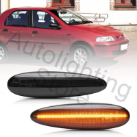 2x Led Amber Side Marker Indicator Light Turn Signal Lamp For Fiat Palio Albea Croma II Bravo Marea Maserati 4200 Grandsport