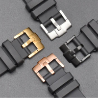 316L Stainless Steel Watch Matte Buckle Accessories 18mm Universal Strap Clasp For Rolex Omega Bracelet Buckle Silver Rose Gold