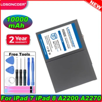 10000mAh Tablet Battery For ipad 7 ipad7 A2197 A2200 A2198 For ipad 8 ipad8 A2270 A2428 A2429 A2430 A2792 A2199 Battery