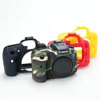 Soft Silicone Armor Camera Body Case For Canon EOS 7D Mark II 7D2 Shockproof Rubber Cover Skin