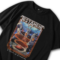 Kaos Metal Testament - Titans of Creation / Baju Tshirt Kaos Band Testament Musik Metal Punk Rock Ov