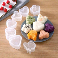 Cetakan Nasi 8 in 1 Onigiri Sushi Maker Cetakan Nasi Bento 8 set