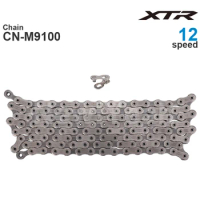 Original SHIMANO XTR CN-M9100 chain 12 Speed MTB Mountain Bike Chain M9100 116/126L with Quick Link