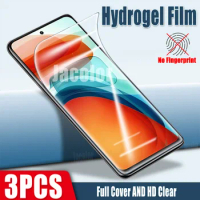 3PCS Hydrogel Safety Film For Xiaomi Poco X3 GT NFC M3 M2 F3 F3 Pro Screen Protector Xiomi Little M3Pro Water Gel Film Not Glass