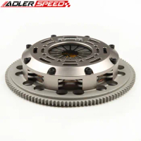 ADLERSPEED RACING &amp; STREET CLUTCH TWIN DISC For 93-97 Ford Probe For 93-03 Mazda MX-6 626 Mazdaspeed Protege Protege5 2.0LMEDIUM