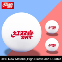 DHS D40+ Seamed Ping Pong Balls New ABS Material Table Tennis Ball ITTF Approved Ping Pong Balls for Training and Competition