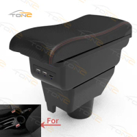 For Toyota Vios Armrest For Toyota Vios Central Armrest Console Storage Box USB Port Large Storage Space Car Interior Parts