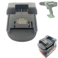 For Bosch Convert to for Hitachi / Hikoki 18V Li-ion Batttery Power Tool Battery Adapter Converter BAT622 BAT618 BSL1850