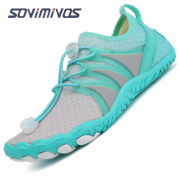 Mens Womens Barefoot Minimalist Water Trail Running รองเท้า Cross Training เดินป่า Wide-Toe Grip Arch Support Shoes
