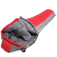 Spliced Mommy Mummy Thick Winter Warm Cotton Sleeping Bag Nature Hike Ultralight Camping Accessories Portable Sleeping Bag