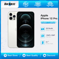 Apple iPhone 12 Pro 5G LTE Mobile Phone 6.1'' 128/256GB IOS A14 Bionic Hexa Core Triple 12MP Cellphone