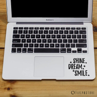 Shine Dream Smile Stiker BTS - Sticker Shine Dream Smile BTS Laptop