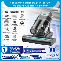 PerySmith V30 Pro Anti Dust Mite UV Vacuum Cleaner 21000Pa Powerful Suction Power Ultrasonic Double