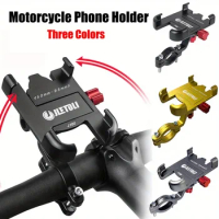 JLETOLI Aluminum Alloy Bike Phone Holder Waterproof Bicycle Mobile Phone Holder Non-Slip Cycling Phone Stand Bicycle Accessories