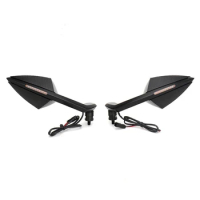 Motorcycle Integrated Turn Signal Mirrors Rearview Mirror With LED Light For DUCATI STREETFIGHTER V4 Streetfighter V4