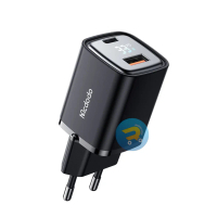 MCDODO Adaptor 33 Watt Dual Slot Led Display Fast Charging QC 3.0 - adaptor ip - adaptor fast chargi