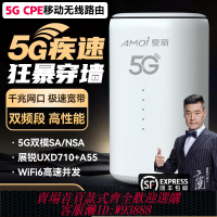 路由器 【新款】5G路由器無線隨身WiFi6千兆家用戶外便攜式免插卡寬帶CPE