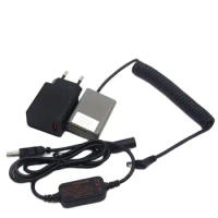 USB DC Adapter Cable+Charger Fast Charging 18W+BLN-1 PS-BLN1 Dummy Battery for Olympus OM-D E-M5 II 2 E-M1 PEN E-P5 Camera