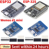 ESP32 WROOM-32/D1 Mini ESP8266 Development Board Wireless WiFi+Bluetooth module Ultra-Low Power Consumption SPI Flash ESP32s