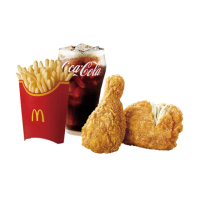 【麥當勞】原味麥脆鷄腿2塊+大份薯條+中杯可樂(好禮即享券)