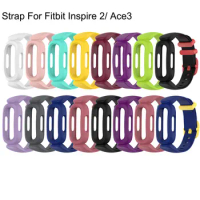 Strap For Fitbit Ace 3 Kids Smart Watch Band Strap For Fitbit Inspire 2 Classic Bracelet Replacement Soft Silicone Wristband