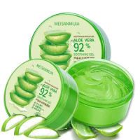 300g 100% Pure Natural Aloe Vera Gel Wrinkle Removal Moisturizing Anti Acne Anti-sensitive Oil-Control Aloe Vera Sunscreen Cream