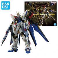 In Stock BANDAI MGEX STRIKE FREEDOM GUNDAM 1/100 Assembled Model Anime Action Figure Toy Gift Collection Hobby