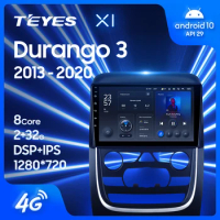 TEYES X1 For Dodge Durango 3 WD 2013 - 2020 Car Radio Multimedia Video Player Navigation GPS Android 10 No 2din 2 din dvd
