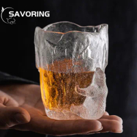 150ml Climbing Sea Bear Frozen Burning Glass Cup High-end Bubble Black Tea Cup Home Drinking Water Cup Wine Cup Glass Master Cup