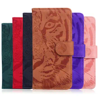 Suede 3D Embossed Tiger Wallet Shell For Coque Samsung A32 2021 Flip Case Samsung Galaxy A12 A12 A 12 42 32 4G Phone Cover Shock