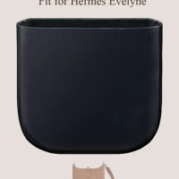 Nylon Purse Organizer Insert for Hermes Evelyne16/29 Handbag Lightweight Inside Bag In Bag Black Inner Liner Bag Cosmetics Bag